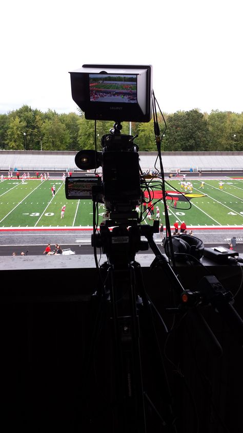 Camera set up for home football games. Fed to stadium jumbotron as well as video and audio feed to boxcast for live online streaming. Career Path, Football Games, Career, Audio, Football, Quick Saves, American Football