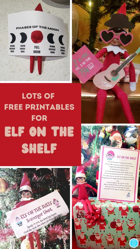 New Free Elf on the Shelf Printables added for 2024! If you are looking for Elf on the Shelf Ideas these costumes and props will help! Elf On Shelf Cute Ideas, Printable Elf On The Shelf Props, Elf On The Shelf Printables Free, Multiple Elf On The Shelf Ideas, Butterfly Wing Printable, Movie Night Printables, Elf On The Shelf Printables, Classic Christmas Cookies, Printable Note Cards