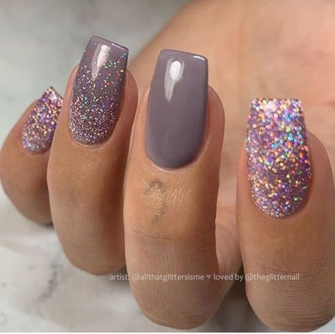 Dusty Purple Nails, Wait Nails, Purple Nails Lavender, Nails Lavender, Lavender Shoes, Unghie Sfumate, Top Nails, September Nails, Makijaż Smokey Eye