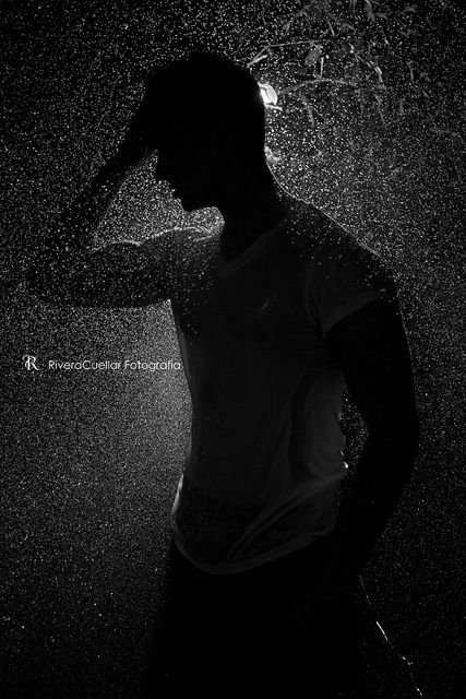 Rain Man by pipo rivera, via Flickr Men In Rain Aesthetic, Man In Rain Aesthetic, Man In Rain, Room Photoshoot, Rain Room, Portraits Male, Rain Fall, Standing In The Rain, Rain And Thunder