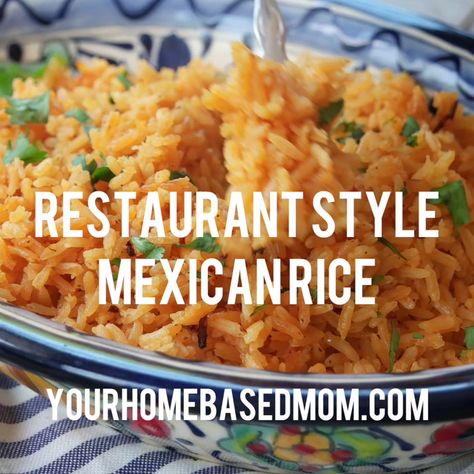 Restaurant Style Mexican Rice, Mexican Side Dish, Spanish Rice Recipe Easy, Spanish Rice Easy, Mexican Rice Recipe, Mexican Side, Mexican Rice Easy, Spanish Rice Recipe, Authentic Mexican Recipes