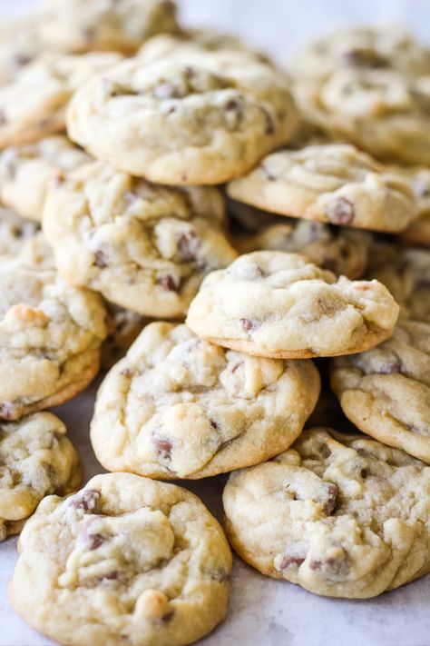 Chocolate Chip Cookie Recipe With Pudding, Pudding Chocolate Chip Cookies, Vanilla Pudding Cookies, Gourmet Chocolate Chip Cookies, Pudding Cookies Recipes, Chewy Chocolate Chip Cookies Recipe, Chocolate Chip Pudding, Christmas Cookie Recipes Holiday, Chocolate Chip Pudding Cookies