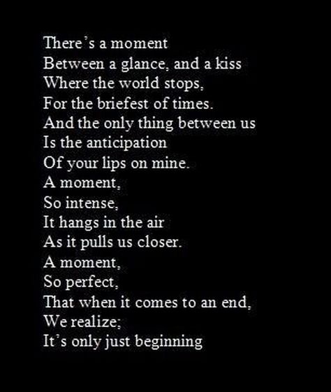 The Effect Of A Sweet First Kiss. (MT5) Kiss Poem, Perfect Love Quotes, Hand Quotes, First Kiss Quotes, Kissing Quotes, Love Is Comic, Instagram Captions For Friends, Lovers Quotes, She Quotes