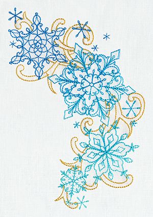 "Delicate December - Snowflakes" Give winter decor a unique and lovely look with this flurry of snowflakes inspired by traditional henna motifs! - UT7266 (Machine Embroidery) 00595187-1217131036-8 Christmas Henna, Snow Flake Tattoo, Emblem Embroidery, Traditional Henna, Frozen Christmas, Embroidery Template, Urban Threads, Embroidery Christmas, Christmas Embroidery