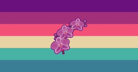 Transfem Flag, Flag Maker, Coining, Lgbtq Flags, The Orchid, A Symbol, The Flag, Orchids, Things To Think About