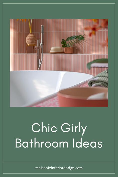 Transform your bathroom into a stylish sanctuary with these creative girly bathroom ideas. From playful pink hues and luxurious decor items that enhance your space to charming accessories that add a personal touch, there's something for everyone. Discover how to incorporate feminine elements through decor tips, vibrant textiles, and elegant finishes. Whether you're looking for color inspiration or storage solutions, explore trendy designs that captivate and reflect your style. Make your bathroom a true reflection of your personality with expert advice and beautiful visuals. Blush Bathroom Ideas, Feminine Bathroom Ideas, Pink Boho Bathroom, Cottagecore Bathrooms, Green And Pink Bathroom, Feminine Bathroom, Girly Bathroom Ideas, Tv Nook, Green Bathroom Decor