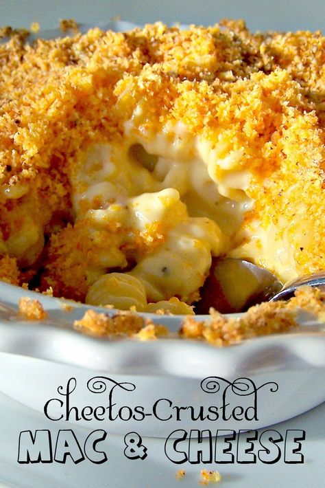 Cheetos Recipe, Cheetos Mac And Cheese, Cheesy Bites, Nutrition Sportive, Mac Cheese, Mac N Cheese Recipe, To My Son, Fun Cooking, Polenta