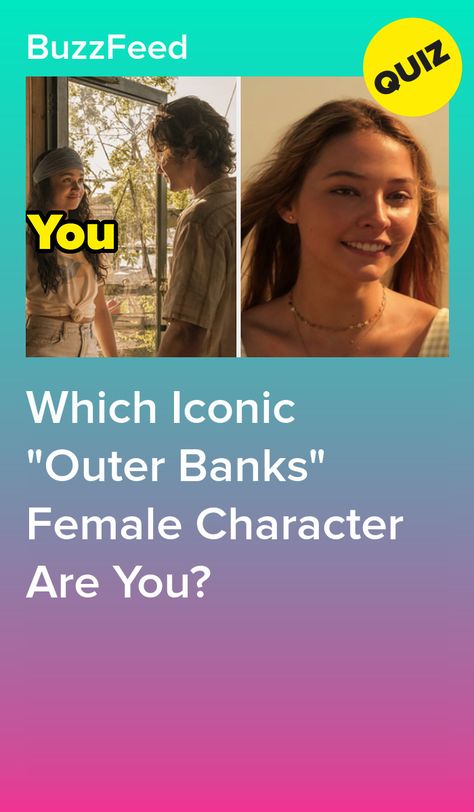 Buzzfeed Personality Quiz, Brain Quiz, Outer Banks Outfits, Quizzes Funny, Best Buzzfeed Quizzes, Character Test, Aesthetic Quiz, Outer Banks Style, Which Character Are You