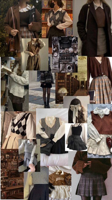 Victorian Casual Outfits, Prep School Aesthetic Outfit, Summer Outfits Dark Academia, Classic Academia Outfit, Academia Aesthetic Girl, Dark Academia Outfit Winter, Soft Academia Aesthetic, Dark Academia Core, Academia Wardrobe