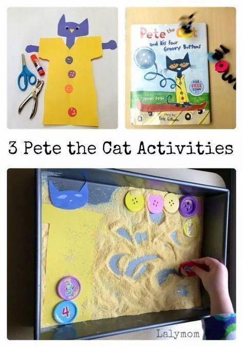 pete the cat activities Pete The Cat Groovy Buttons, Pete The Cat Activities, Pete The Cat Buttons, Cat Activities, Book Club For Kids, Pete The Cats, Pet Theme, Literature Activities, Author Study