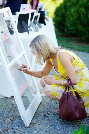 16 Creative Guest Book Alternatives Your Guests Will Want to Sign Chic Farm Wedding, Garden Wedding Dress Guest, Creative Guest Book, Wedding Guest Signing, Private Estate Wedding, Garden Wedding Dresses, Guest Signing, Australia Wedding, Guest Book Alternatives