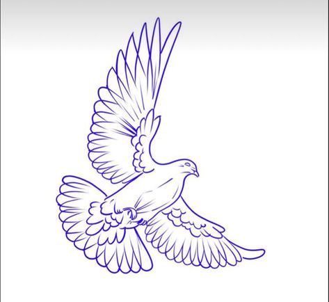 Realistic Dove Tattoo, Stencil Outline Tattoo, Christian Tattoos Men, White Dove Tattoos, Hals Tattoo Mann, Holy Spirit Tattoo, Scripture Tattoos, Dove Tattoo Design, Dove Tattoos