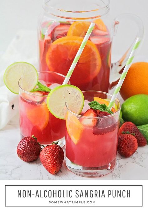 Non Alcoholic Fruit Drinks, Birthday Drink Ideas Non Alcoholic, Juice For Party Non Alcoholic, Easy Mocktail Recipes Pitcher, Baby Shower Drinks Non Alcoholic, Party Non Alcoholic Drinks, Easy Non Alcoholic Punch, Summer Punch Recipes Non Alcoholic, Non Alcoholic Drinks For Parties