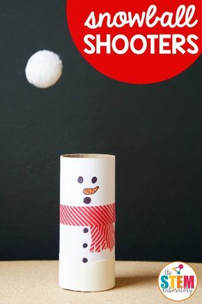 Snowball Shooters, Winter Stem, Motion Activities, Stem Lessons, January Classroom, Winter January, Stem Projects For Kids, Classroom Centers, Winter Classroom