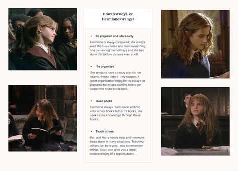 Studying like Hermione Granger Hermione Granger Inspiration, Hermione Aesthetic Study, How To Become Hermione Granger, Hermione Granger Lifestyle, Rory Gilmore Hermione Granger, How To Study Like Hermione, Hermonie Granger Study, Hermoine Granger Study Motivation, Hermione Granger Study Schedule