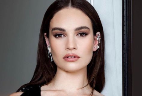 Romantic Dramatic Classic Lily James Romantic Lines, Romantic Makeup, Pam And Tommy, Dramatic Hair, Going Grey, Lighter Hair, Dark Brunette, Dramatic Classic, Dramatic Makeup