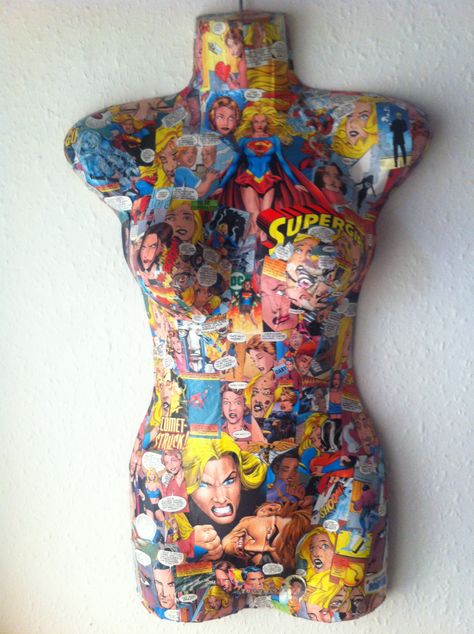 Decoupage mannequin. Available @ www.dreamingofhome.co.uk