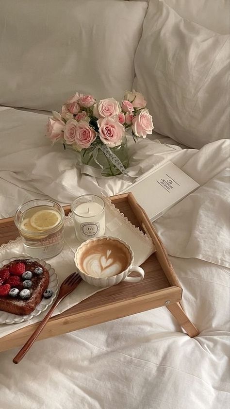 Bed Tray, Breakfast Tray, Bamboo Bedding, Spring Aesthetic, Cozy Interior, Breakfast In Bed, Aesthetic Room Decor, My New Room, Aesthetic Room