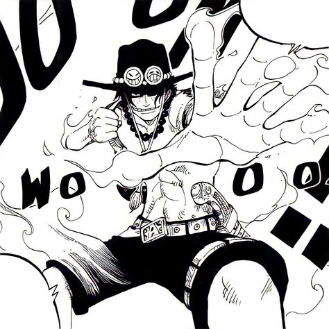 One Piece Ace Manga Panel, Portgas D Ace Manga Panel, Ace Manga Panel, Ace One Piece Manga, Ace Pfp, Ace Manga, Ace One Piece, Andermatt, One Piece Ace