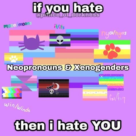 Vamp Gender Flag, Anti Neopronouns, Neopronouns Cringe, Vamp Xenogender, Xenogenders Are Valid, Dog Xenogenders, Xenogenders Are Cringe, Neopronouns Slander, Anti Xenogender