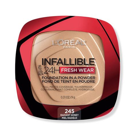 Best Powder Foundation, Infallible Foundation, Spf Foundation, Paris Makeup, Loreal Infallible, Loreal Paris Infallible, Best Powder, Best Drugstore Makeup, Beauty Products Drugstore