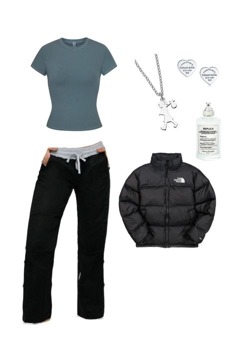 Winter Outfits Polyvore, White Girl Outfits, Basic Aussie, Plane Outfit, Lorna Jane Pants, Preppy Jacket, Basic Girl Outfit, Preppy Wardrobe, Winter Pants Outfit