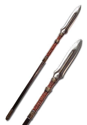 Elven spear Elven Spear, Bow Staff, Arm Armor, Fantasy Warrior, Medieval Fantasy, Spears, Blacksmithing, Larp, Metal Working