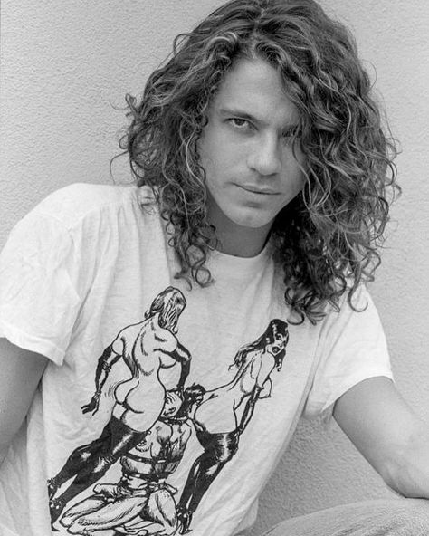 Lynn Goldsmith, Morrison Hotel, Michael Hutchence, Celebrity Photography, Steve Perry, Axl Rose, Curly Hair Men, Long Curly, New Wave