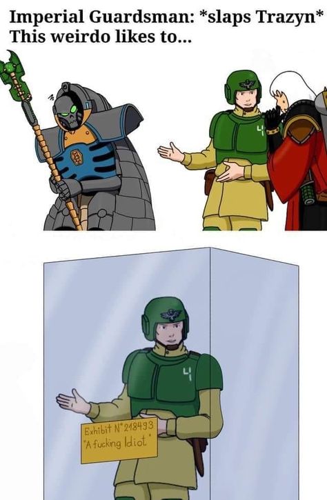 Trazyn The Infinite, Warhammer 40k Necrons, Sisters Of Battle, Adepta Sororitas, Warhammer 40k Memes, Warhammer 40k Figures, History Jokes, Astra Militarum, A Hat In Time