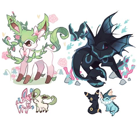 Eeveelution fusions | Pokéfusion / Pokémon Fusion | Know Your Meme Eeveelution Fusions, Pokemon Mix, Ewolucje Eevee, Kartu Pokemon, Solgaleo Pokemon, Pokemon Eevee Evolutions, Pokemon Fusion Art, Pokemon Breeds, Oc Pokemon