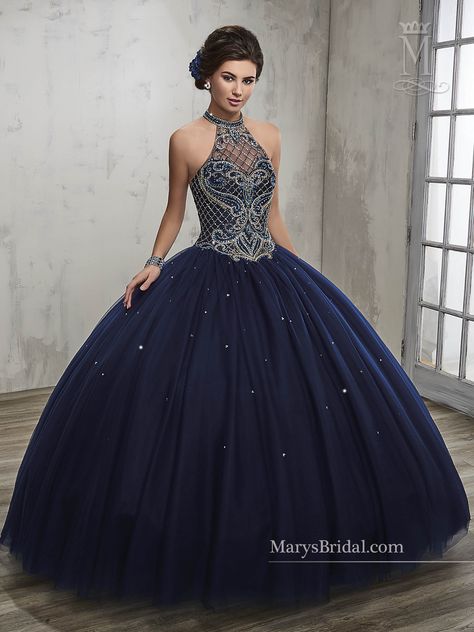 New Collection Posted at Marys Bridal Navy Blue Quince Dress V Neck, Elegant Quinceanera Dresses Navy Blue, Indigo Quinceañera Dress, Saphire Blue Quinceanera Dresses, Dark Bluecquince Dresses, Sparkly Navy Blue Quince Dress, Night Sky Quinceanera Dresses, Quincenera Dresses Navy Blue, Dark Blue Quinceanera Dresses With Silver