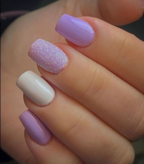 Lilac Nails, Nails Yellow, Simple Gel Nails, Casual Nails, Cute Gel Nails, Acrylic Nails Coffin Short, Short Acrylic Nails Designs, Orange Nails, Fancy Nails