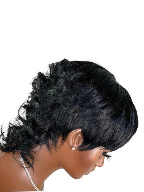 Mullet Wig, Curly Pixie Cuts, Hair Care Oil, Short Human Hair Wigs, Curly Human Hair Wig, Pixie Cut Wig, Queen Hair, Wig With Bangs, Short Pixie Cut