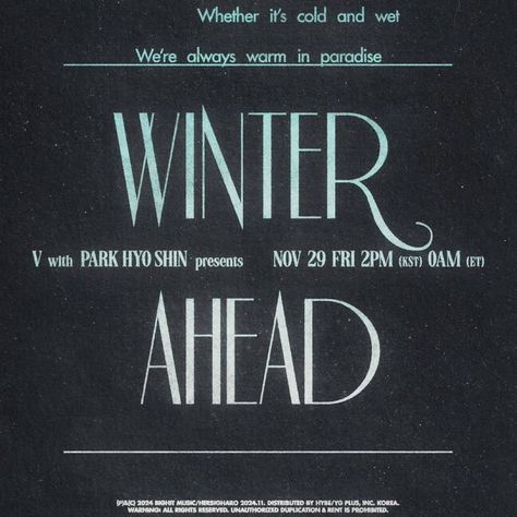 Park Hyo Shin, Lyrics Poster, Lyric Poster, Christmas Song, New Song, Bts V, News Songs, Future Husband, Kim Taehyung