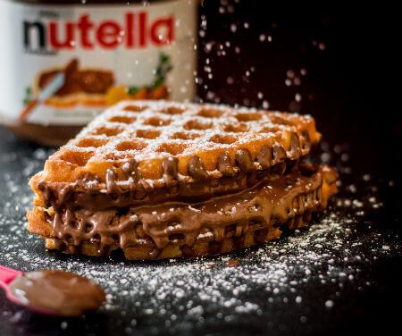 Best Belgian Waffle Recipe, Waffle Sandwich Recipe, Breakfast Waffle Recipes, Italian Breakfast Recipes, Nutella Waffles, Belgian Waffles Recipe, Buttermilk Waffles, How To Make Waffles, Frozen Waffles