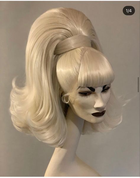 High Fashion Hair, Drag Wigs, Drag Make-up, Big Hair Dont Care, Legally Blonde, Pony Hair, Hair Reference, Artistic Hair, Wig Styles