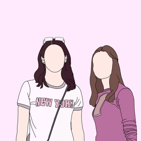 Gilmore girls rory and lorelai drawing lines art colored Gilmore Girls Coloring Pages, Gilmore Girls Illustration, Gilmore Girls Drawings, Gilmore Girls Rory And Lorelai, Gilmore Girls Painting, Gilmore Girls Art, Rory And Lorelai, Gilmore Girls Party, Gilmore Girls Rory