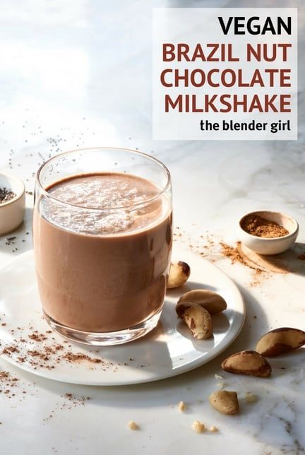 Pumpkin Milkshake Recipe, Ninja Smoothie Recipes, Milkshake Recipe Chocolate, Best Milkshakes, Brazil Nut, Low Histamine Diet, Brazil Nuts, Chocolate Shake, Chocolate Milkshake