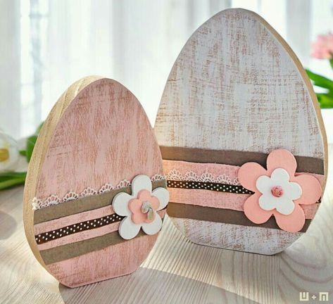 Easter Wood Projects, Diy Osterschmuck, Easter Crafts For Adults, Easter Wood Crafts, Easter Stuff, Spring Easter Crafts, Spring Craft, Easter Projects, Easter Signs