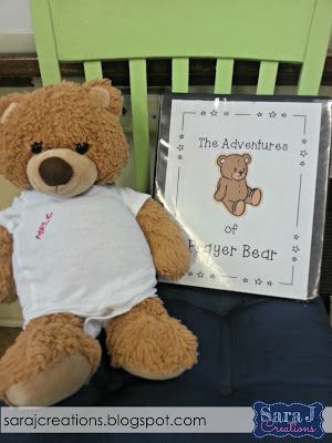 Using a Prayer Bear in the Classroom Do you teach in a religious school? Or maybe lead Sunday school or a religious education classroom each week? I have a fun freebie for you! I use Prayer Bear in my Catholic religious formation class each week with my first graders. Each week a new student takes Prayer Bear home and gets to spend time praying with him. A binder travels with him that includes prayer prompts and a week at a glance of what they did with Prayer Bear each day. I have all the parts Christian Classroom Ideas, Prayer Bear, Catholic Classroom, Religion Activities, Prayer Prompts, Catholic Schools Week, Christian Classroom, Family Prayer, Prayer Points