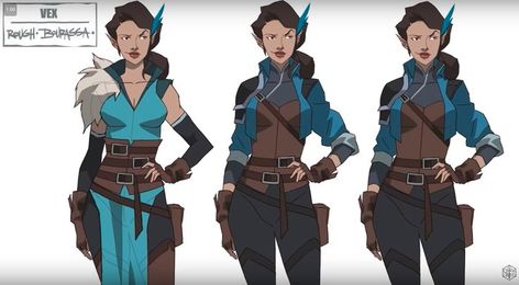 Vex Concept Art, Vex Ahlia, Legend Of Vox Machina, Critical Role Characters, Character Turnaround, Vox Machina, Critical Role Fan Art, Superhero Characters, Character Design Animation