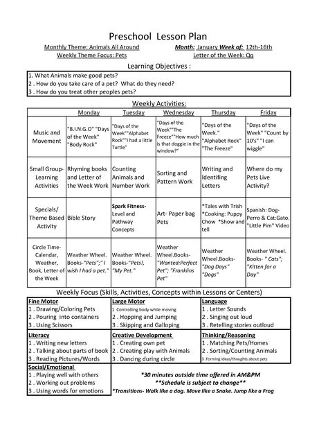 How to create a Preschool Monthly Lesson Plan? Download this Preschool Monthly Lesson Plan template now! Pre K Weekly Lesson Plan Template Free, Lesson Plan Format Preschool, Prek Weekly Lesson Plan, How To Write A Lesson Plan For Preschool, Aba Lesson Plans, Creative Curriculum Preschool Lesson Plans, Preschool Lesson Plan Template Printable, Monthly Lesson Plan Template Preschool, Creative Curriculum Lesson Plan Template