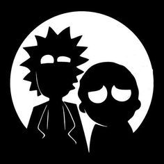 Image result for rick and morty pumpkin carving The Script, Rick And Morty, Carving, Black And White, White, Black