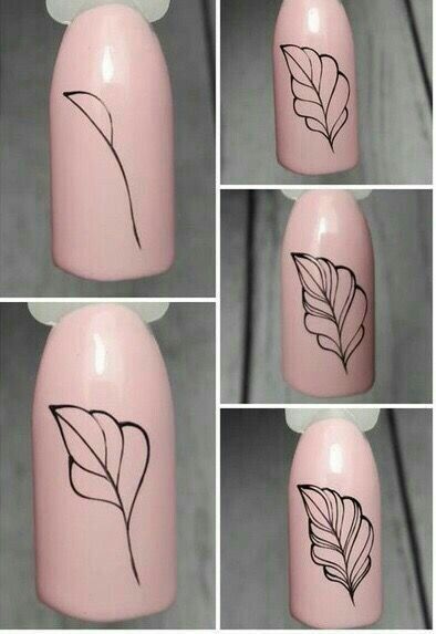 Flower Nail Art Tutorial, New Nail Art Design, Unghie Nail Art, Art Deco Nails, Nail Drawing, Gel Nail Art Designs, Nail Art For Beginners, Nail Art Techniques, Nail Art Designs Diy