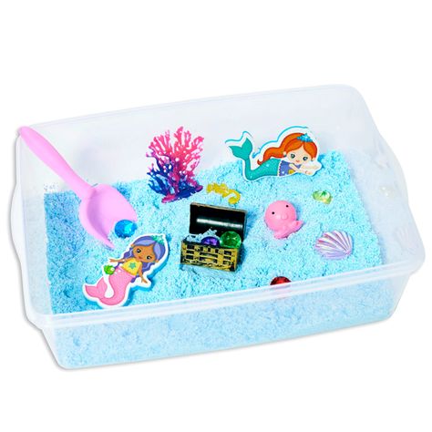 Mermaid Sensory Bin | Calming Sensory Tools and Toys | Mermaid Sensory Bin from Therapy Shoppe Mermaid Sensory Bin | Sensory, Special Needs Toys-Tools-Playset | Quiet, Imaginative, Pretend Play-Set-Toy Mermaid Sensory Bin, Mermaid Sensory, Special Needs Toys, Therapy Ball, Sensory Activities Toddlers, Sensory Tools, Toy Tools, Toy Bins, Artist Materials