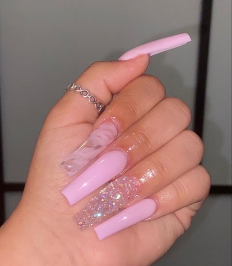 Occasion Nails, Cute Pink Nails, Long Acrylic Nail Designs, Drip Nails, Pedicure Manicure, Cute Acrylic Nail Designs, Long Acrylic Nails Coffin, Acrylic Nails Coffin Pink, Long Square Acrylic Nails