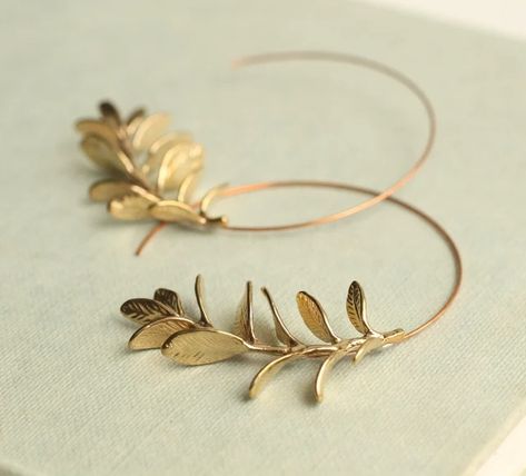 SilkPurseSowsEar - Etsy Australia Woodland Earrings, Twig Branch, Handmade Hoop Earrings, Branch Earrings, Silk Purse, Guest Hair, Earrings Nature, Hoop Earrings Gold, Botanical Jewelry