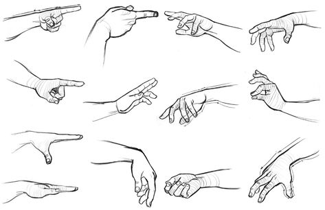 Academy of Art Character and Creature Design Notes: Hand Reference, Part Three Draw Arms, Body Forms, Hand Gestures, Hand Drawing Reference, Hand Reference, Small Drawings, Anatomy Drawing, Hand Sketch, Drawing Lessons