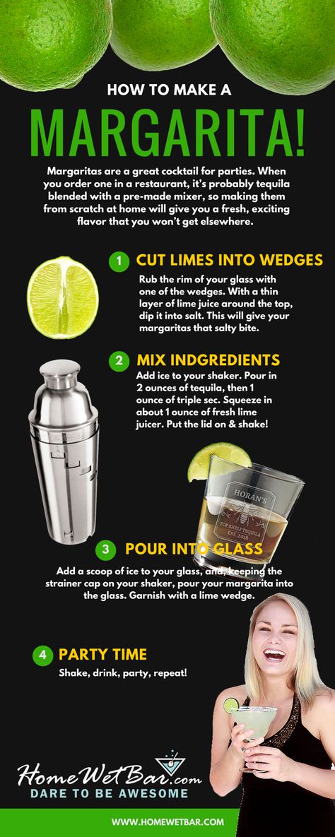 How To Make A Margarita, Bartender Hacks, Perfect Margarita Recipe, Special Cocktails, Appetizers Seafood, Bartending Tips, Summer Beverages, Mint Cocktails, Perfect Margarita