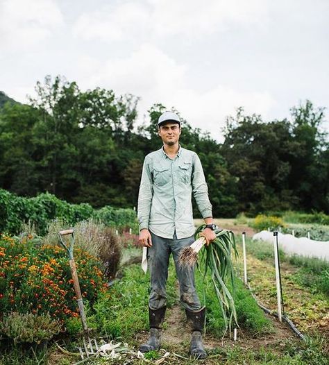 Gardening Outfit Aesthetic, Farmer Portrait, Farm Man, Simple House Exterior, Simple House Exterior Design, Deltec Homes, Farmer Style, Black Farmers, Environmental Portrait